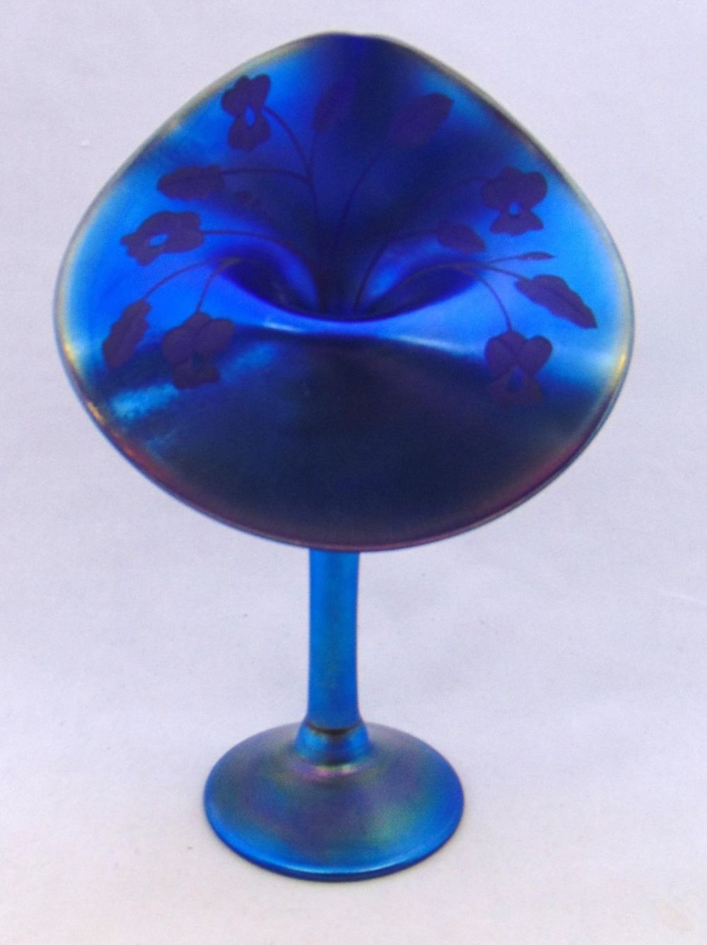 Lot 358: Carl Radke art glass Jack-in-the-Pulpit