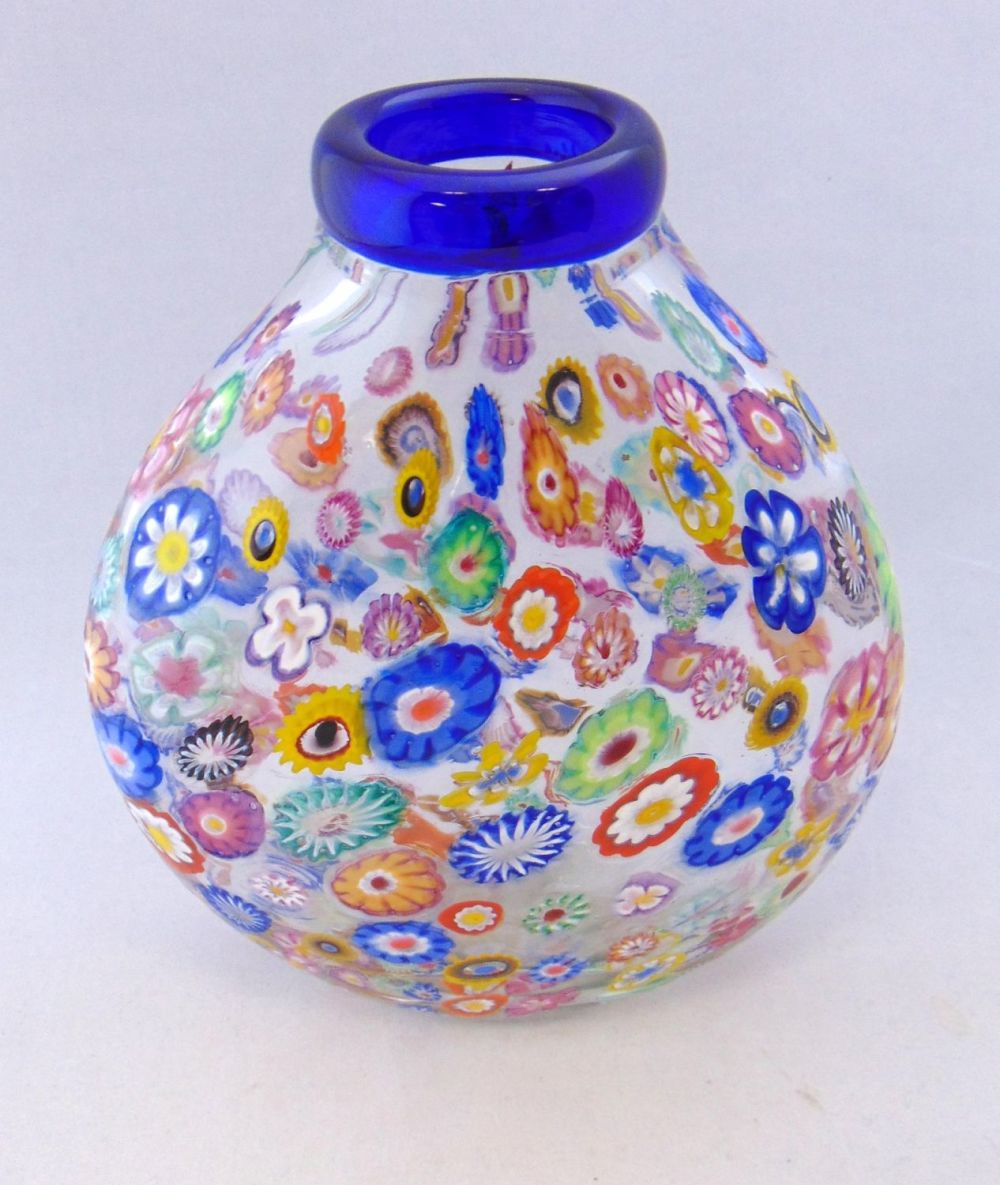 Lot 360: Ken Hanson art glass vase