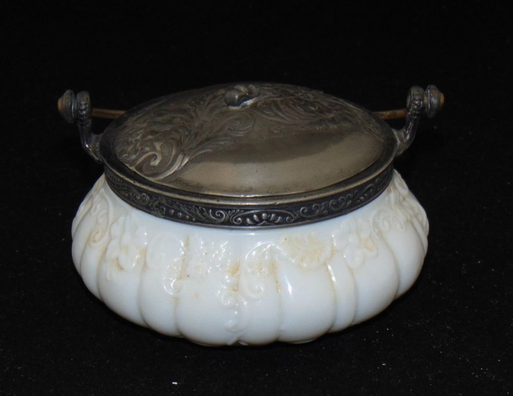 Lot 203: Mt Washington Colonial Ware jar
