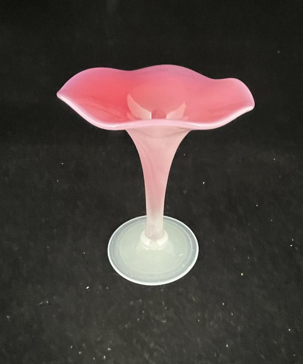 Lot 156: Steuben Rosaline compote
