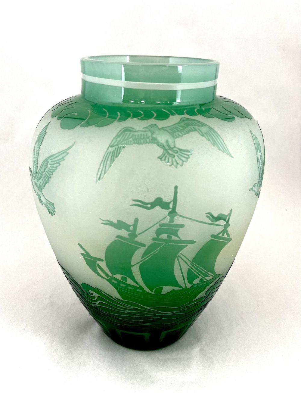 Lot 158: Steuben ACB glass vase