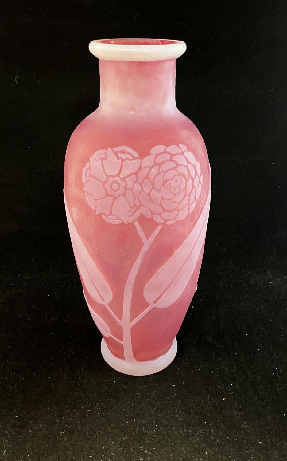 Lot 160: Steuben ACB glass vase