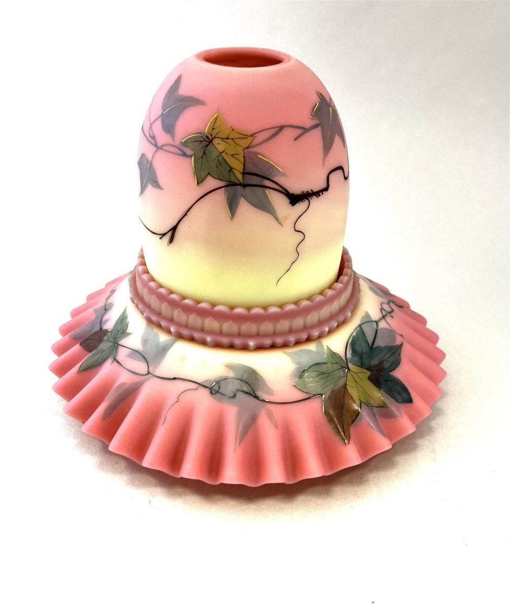 Lot 179: Webb decorated Burmese Fairy lamp