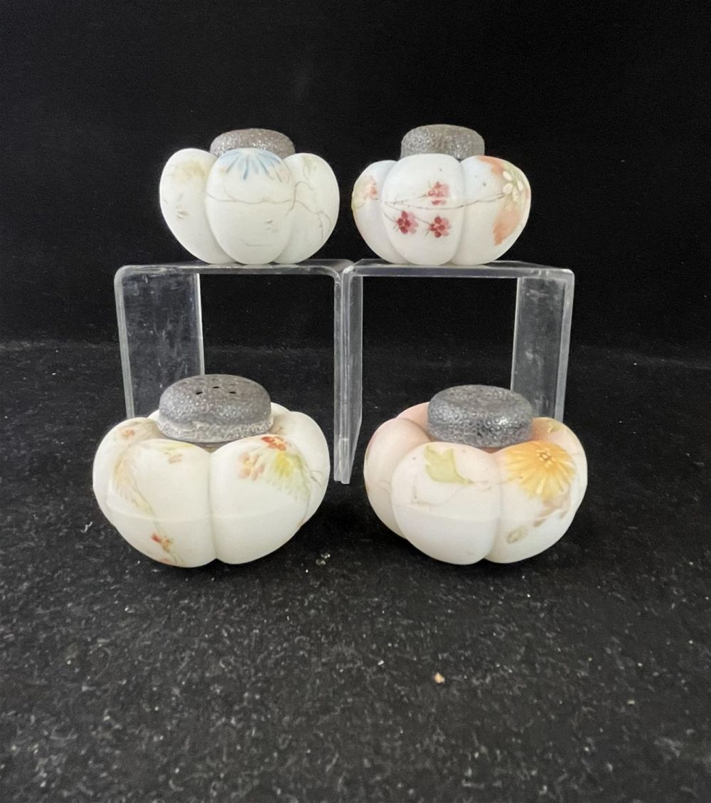 Lot 187: Four Mt. Washington salt shakers