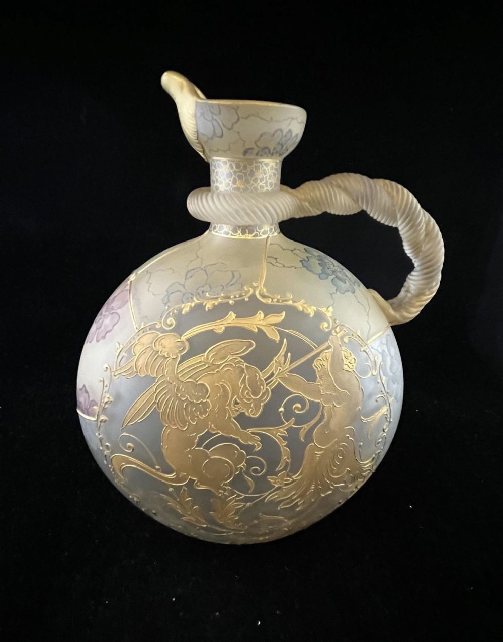Lot 194: Mt. Washington Royal Flemish ewer