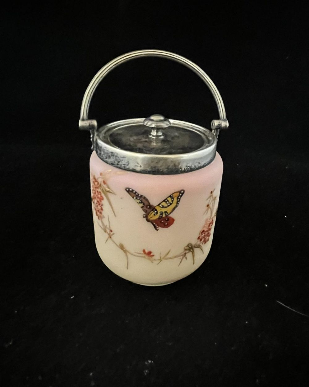 Lot 198: Webb Burmese Sweet Meat jar