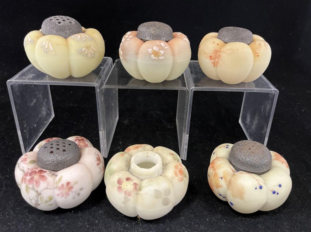 Lot 303: Six Mt. Washington salt shakers