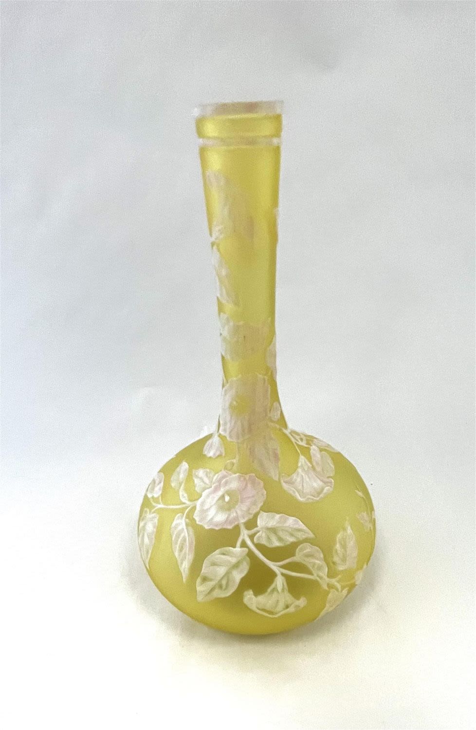 Lot 322: Unique Webb cameo glass vase