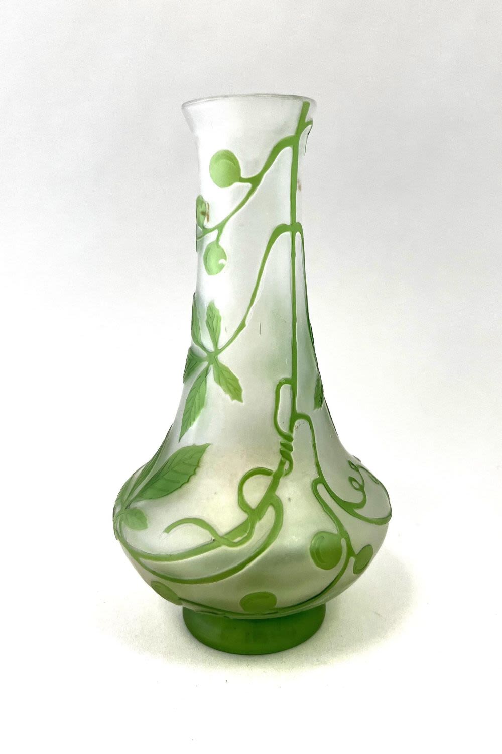 Lot 388: Pantin French cameo glass vase
