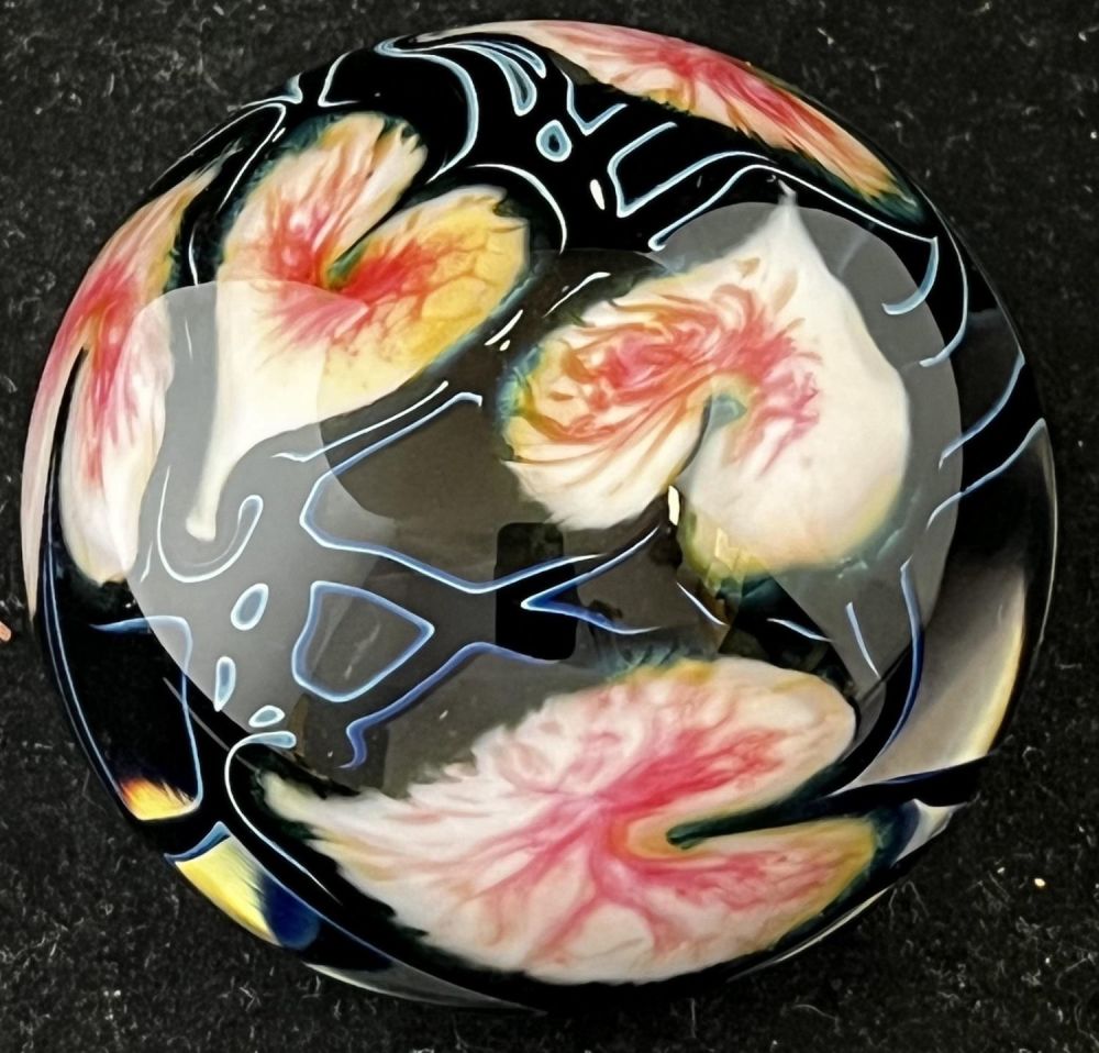 Lot 416: John Lotton glass paperweight