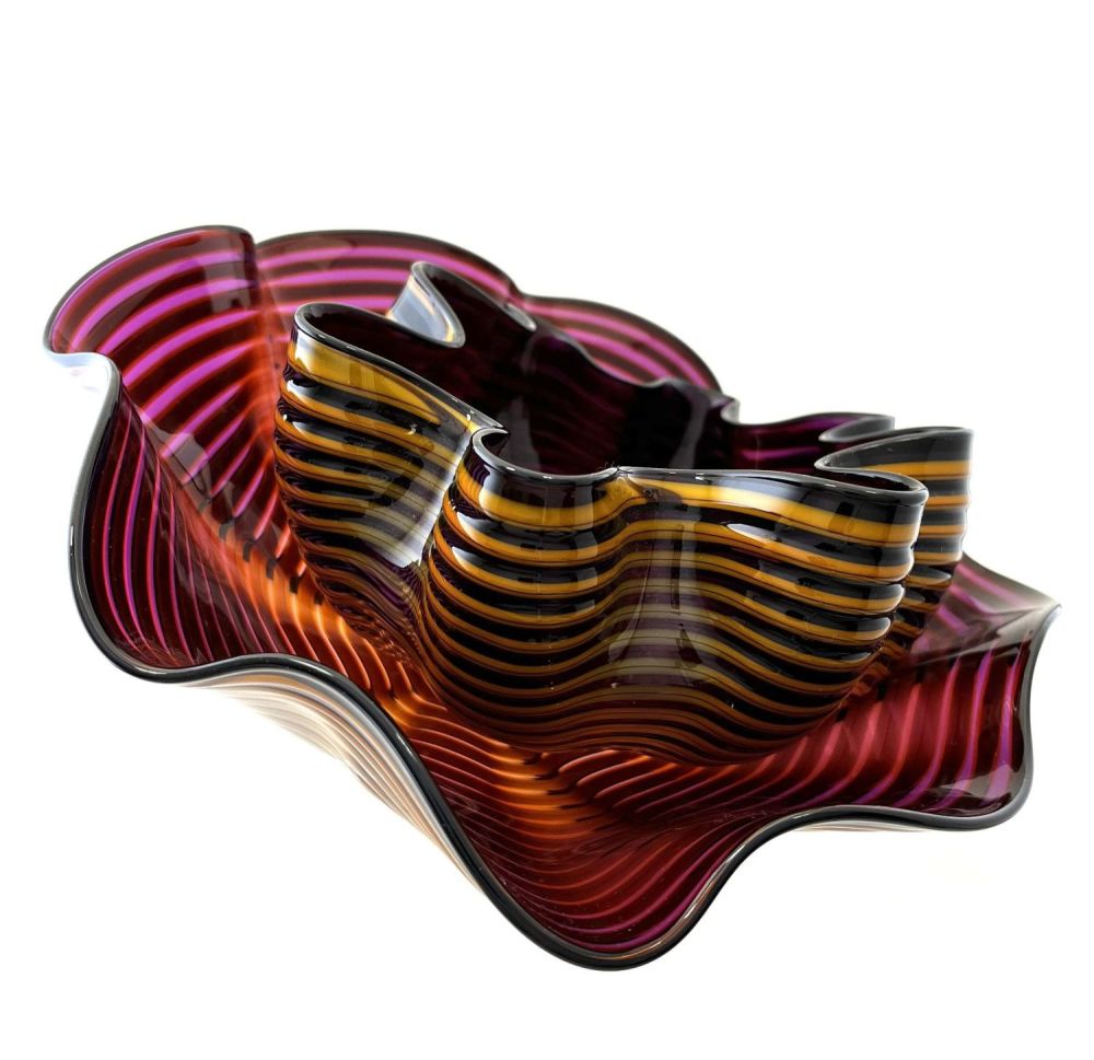 Lot 421: Dale Chihuly Sea Form bowl