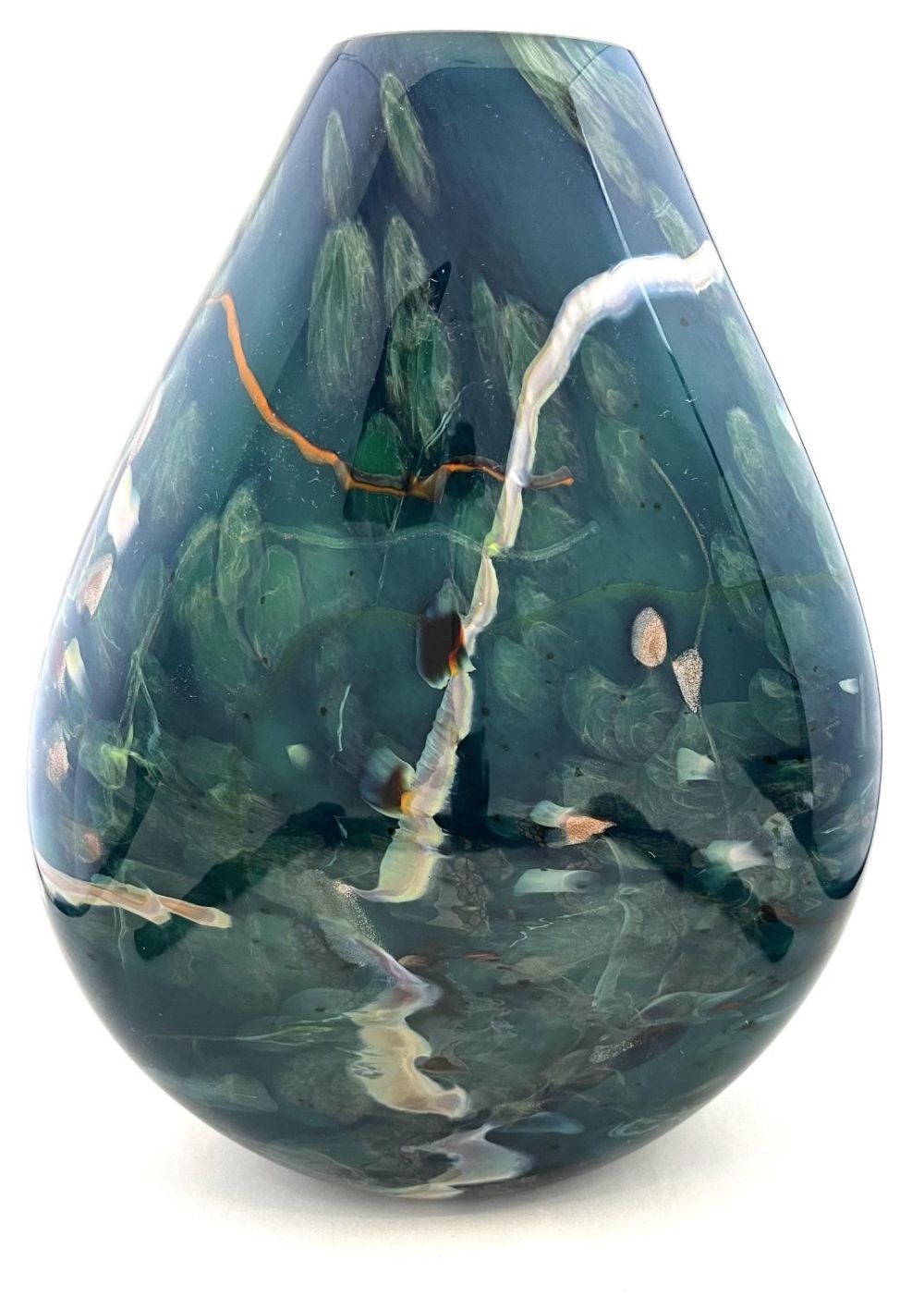 Lot 436: Randi Solin art glass vase