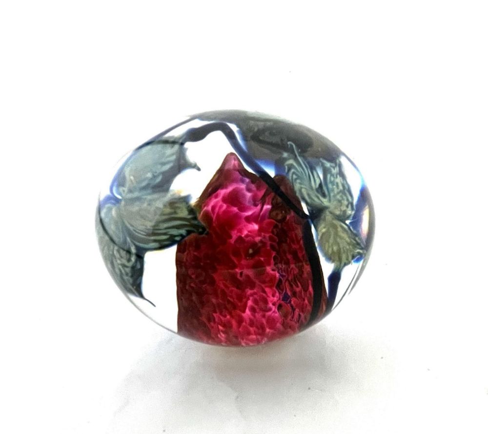 Lot 455: Jeremy Lotton Multi Flora paperweight