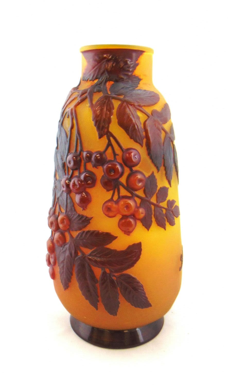 Lot 315: Galle French cameo blow out vase