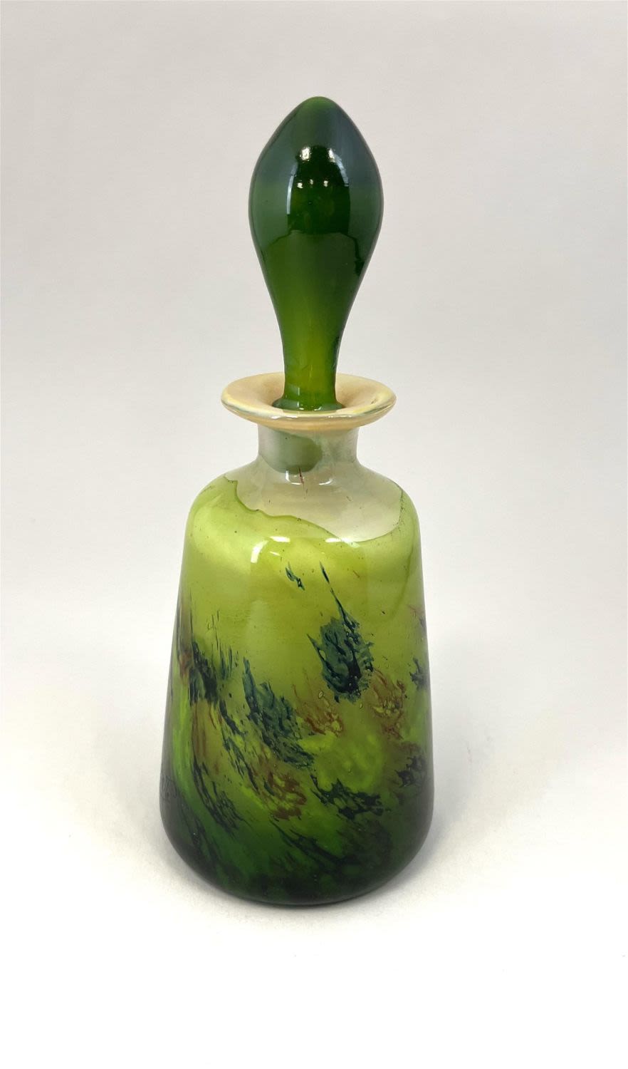 Lot 326: Galle art glass perfume bottle