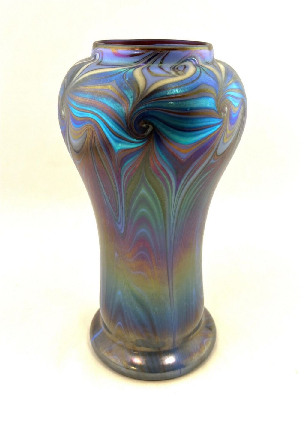 Lot 398: Orient and Flume art glass vase