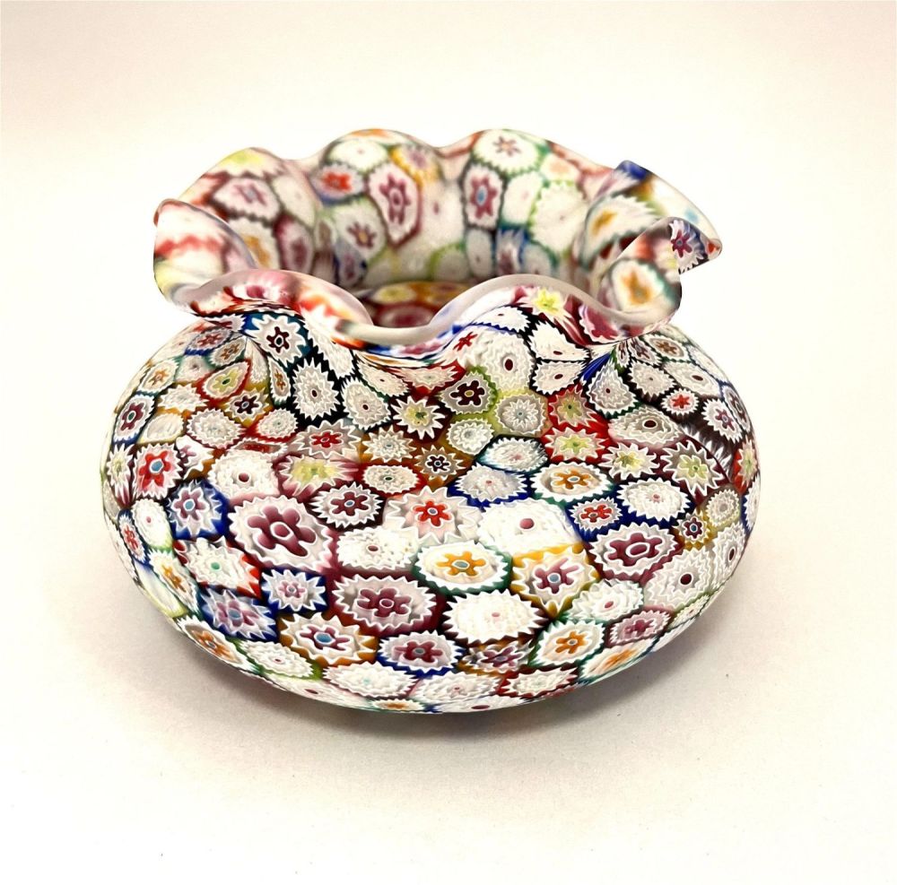 Lot 175: Italian Millefiori glass bowl