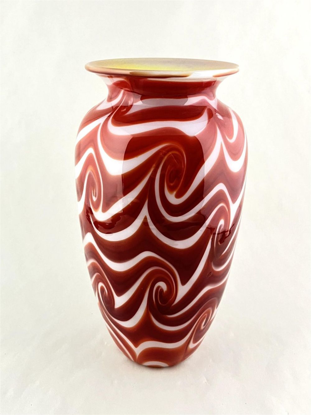 Lot 338: Contemporary art glass vase