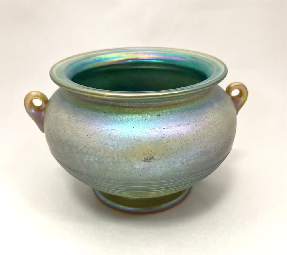 Lot 366: Muller contemporary art glass vase