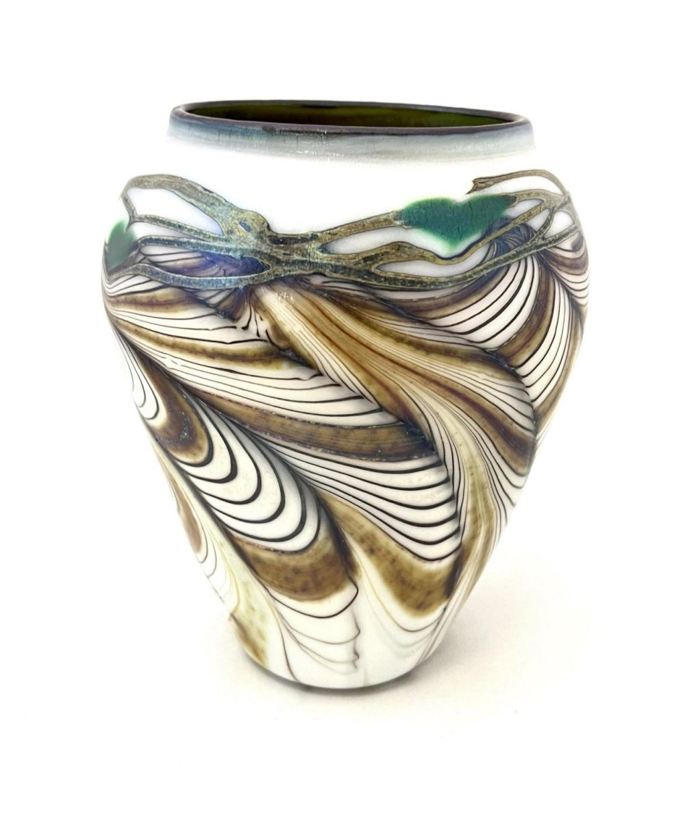 Lot 396: Orient and Flume art glass vase