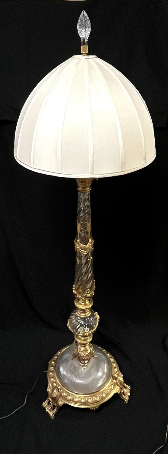 Lot 175: Baccarat floor lamp