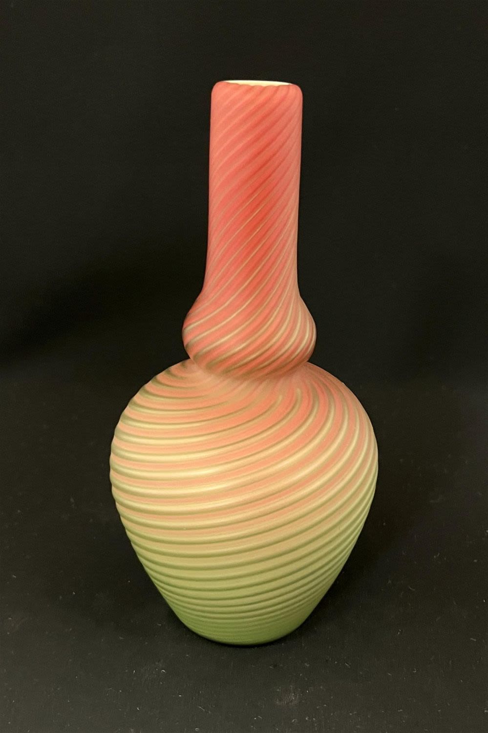 Lot 209: Pompeian Swirl two color vase