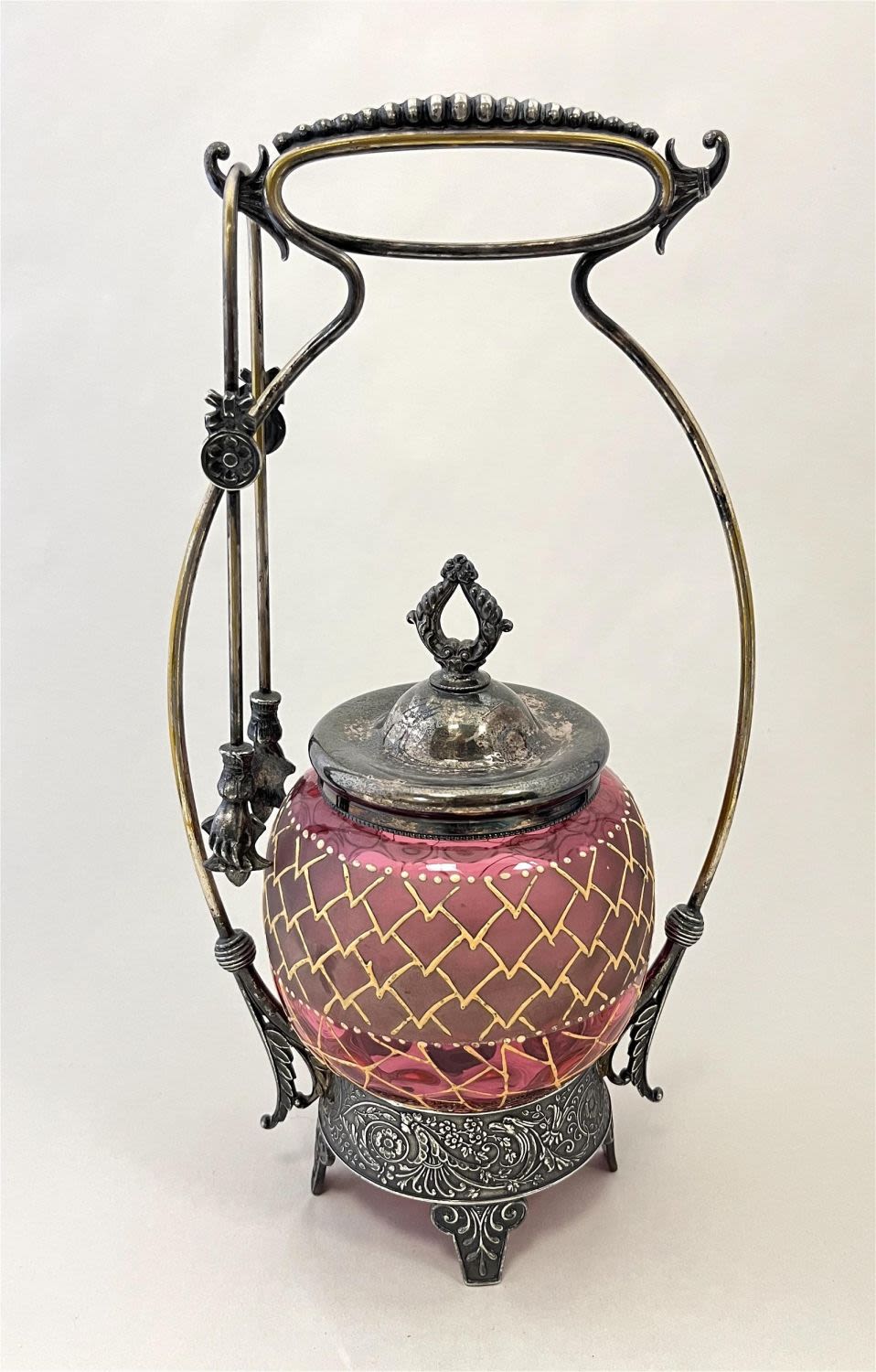 Lot 220: Victorian pickle castor
