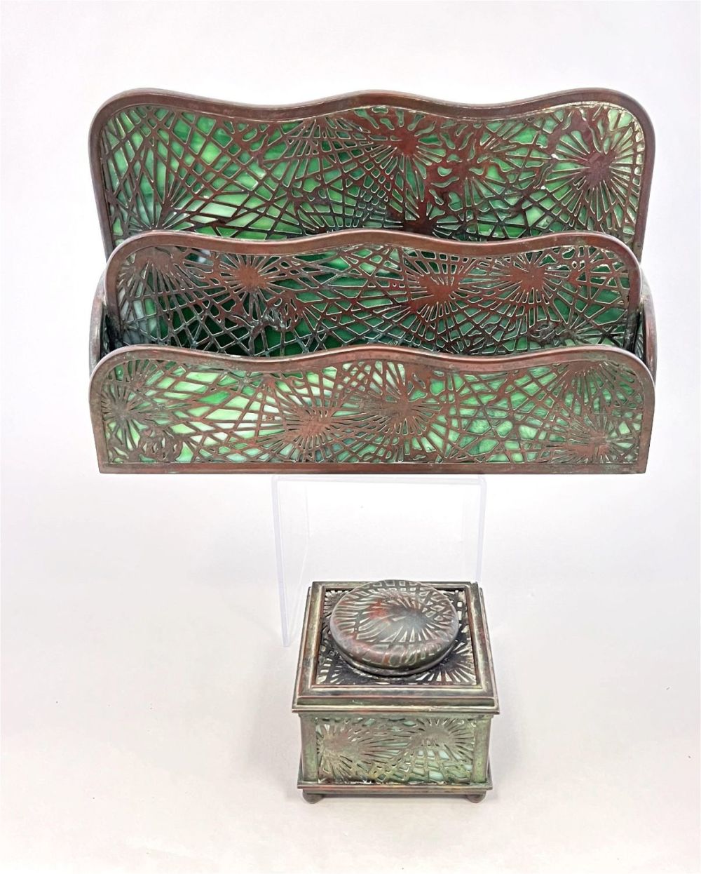 Lot 243: Two Tiffany desk set items