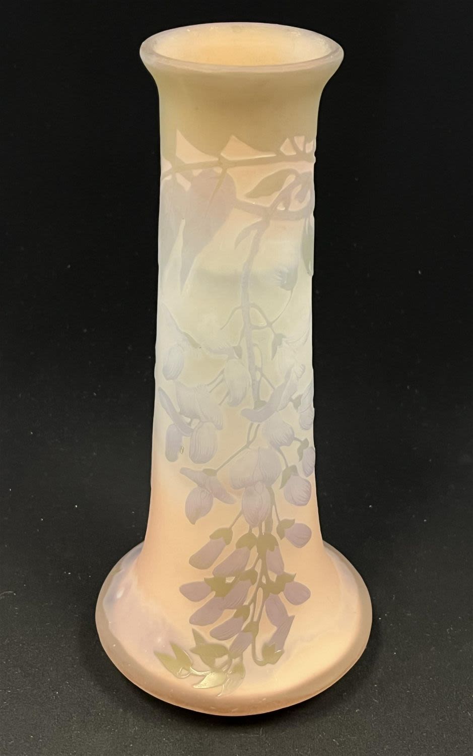 Lot 322: Galle French cameo glass vase