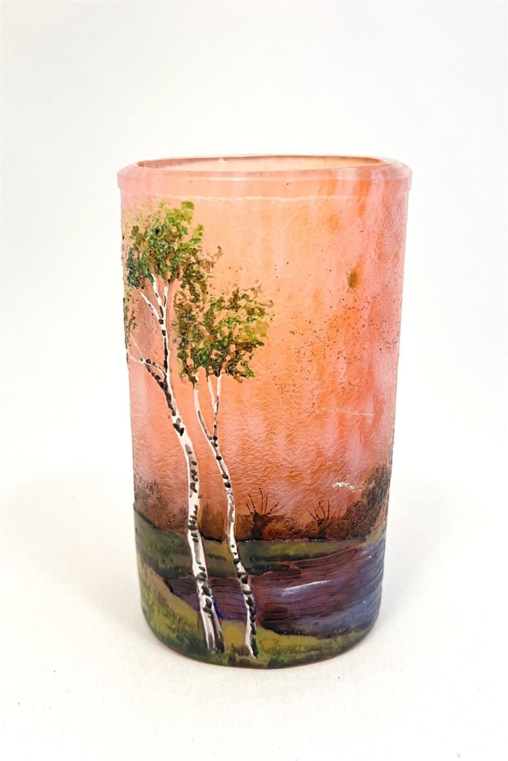 Lot 325: Lamartine Cameo glass vase