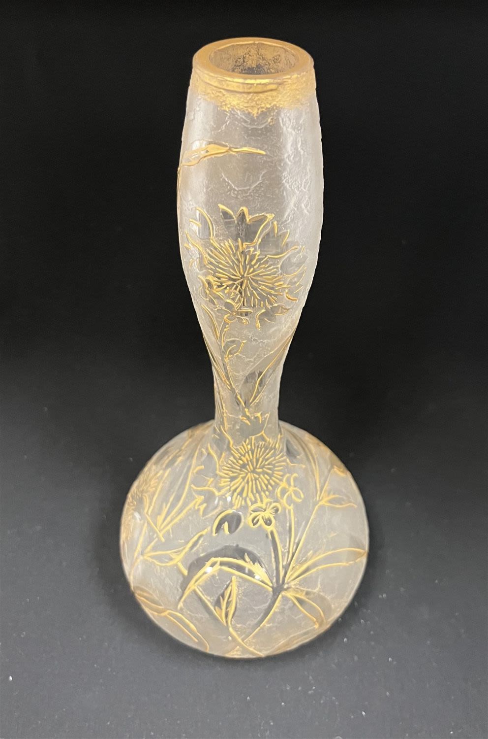 Lot 326: Mont Joye French cameo glass vase