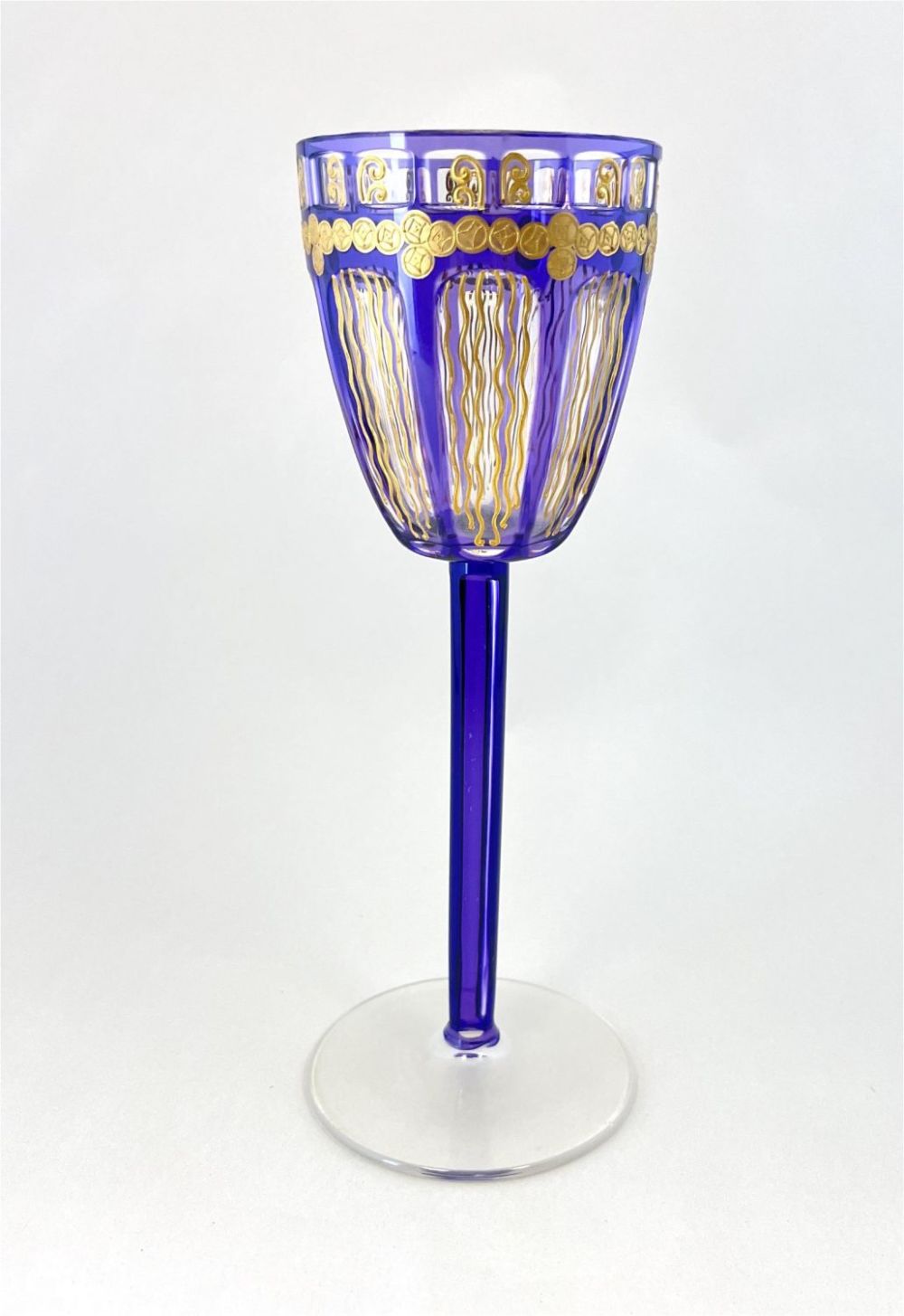 Lot 342: Meyrs Neffe enameled goblet