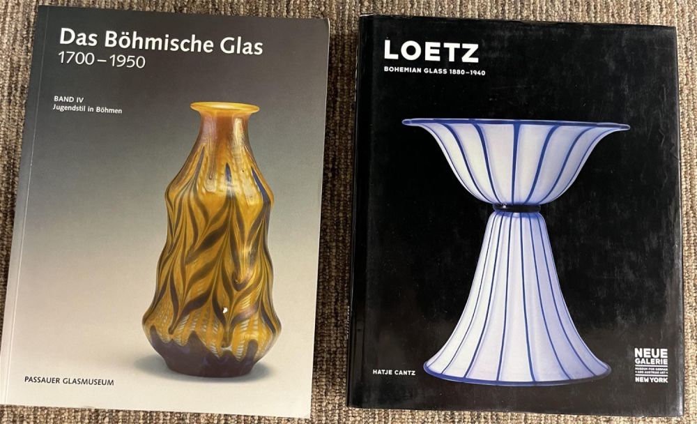 Lot 343: Two books on Loetz