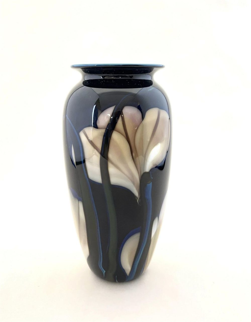 Lot 348: Rick Satava art glass vase