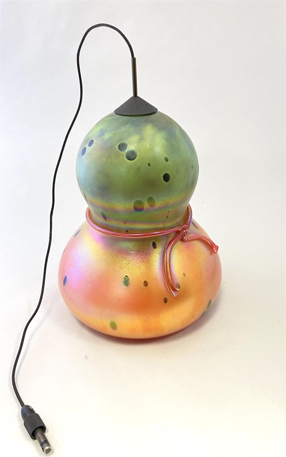 Lot 375: Muller art glass shade