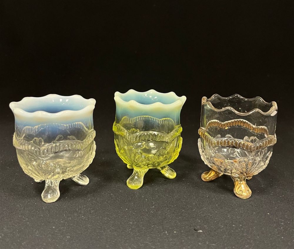 Lot 190: Three Wreath and Shell toothpicks