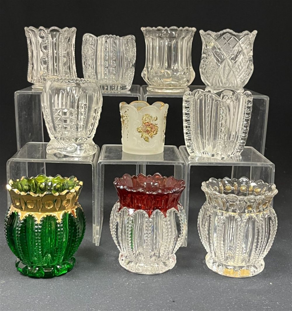 Lot 192: Ten National glass toothpicks