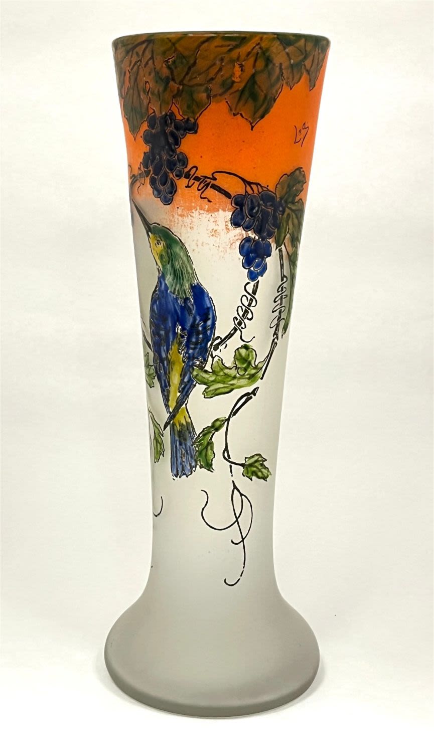 Lot 375: Legras French cameo glass vase