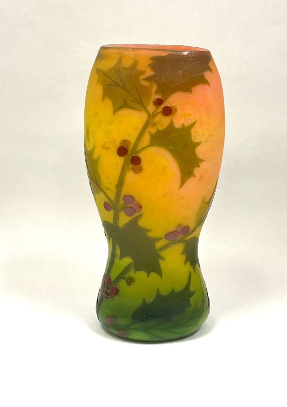 Lot 379: Legras French cameo glass vase