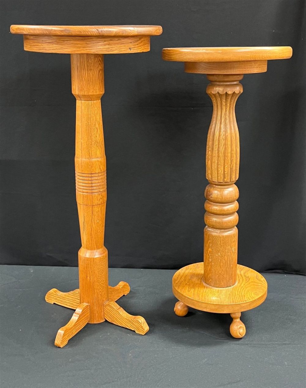 Lot 382: Two wooden stands