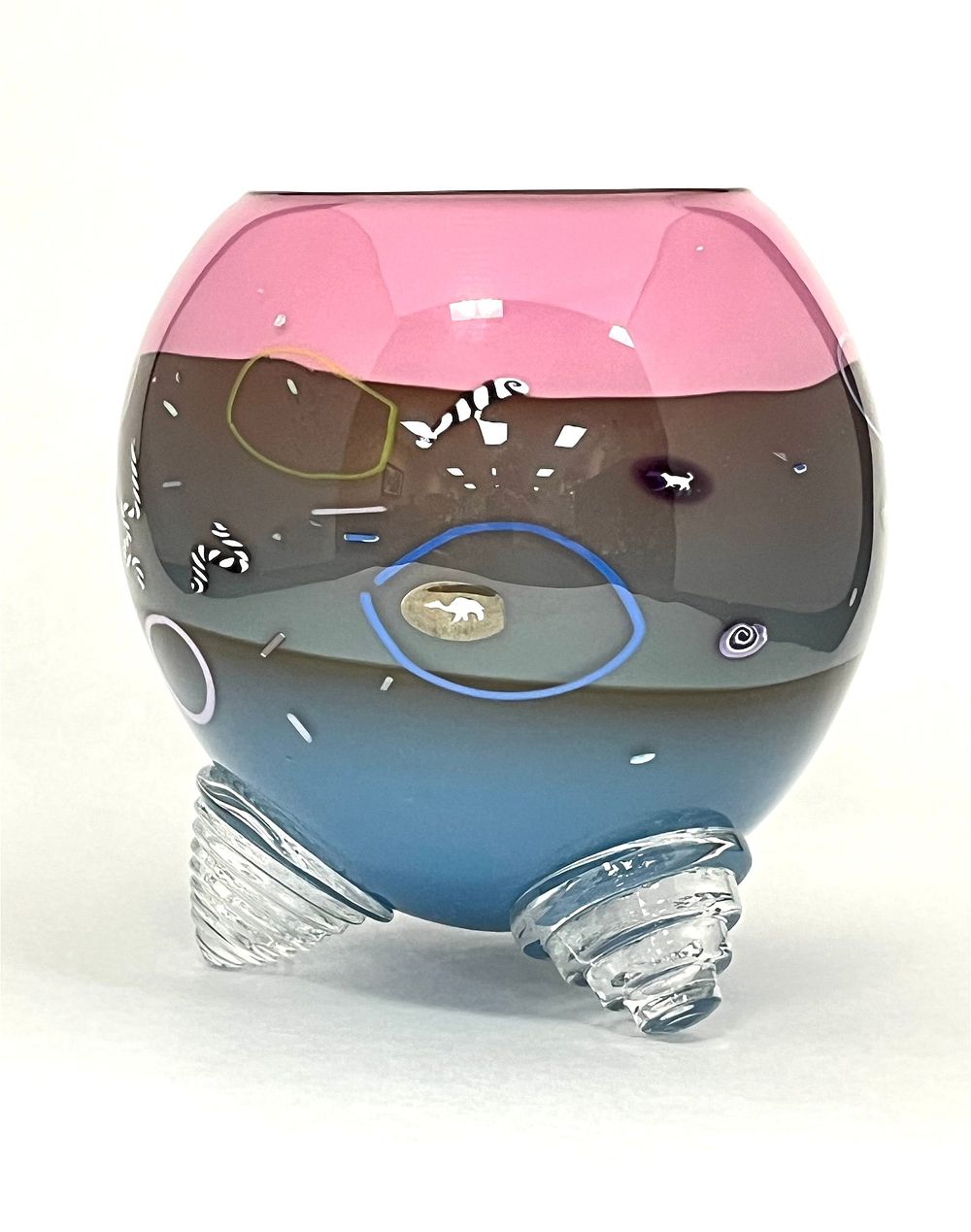 Lot 352: Richard Marquis art glass vase