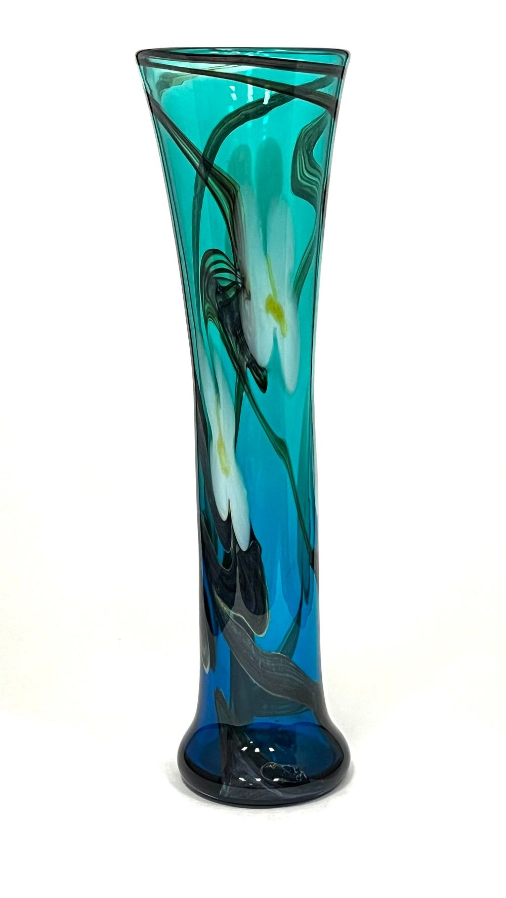 Lot 389: Richard Jolley cylindrical vase