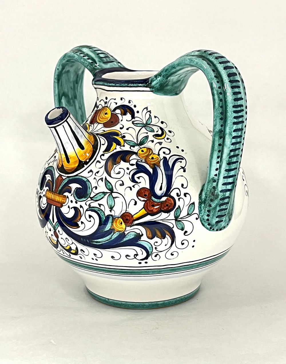 Lot 204: Fima Deruta Italy Oil jug