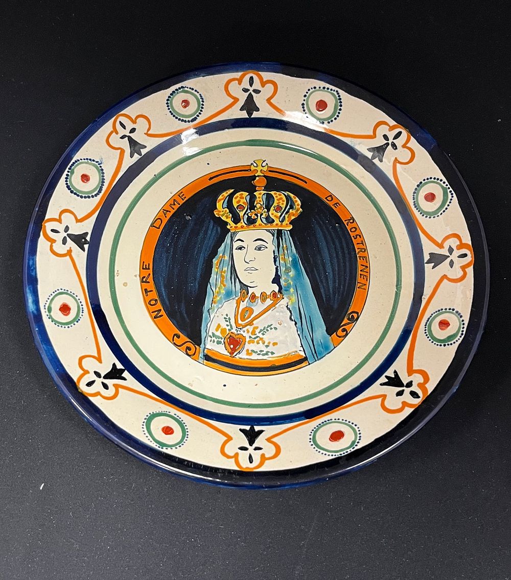 Lot 223: Rare HB Quimper plate