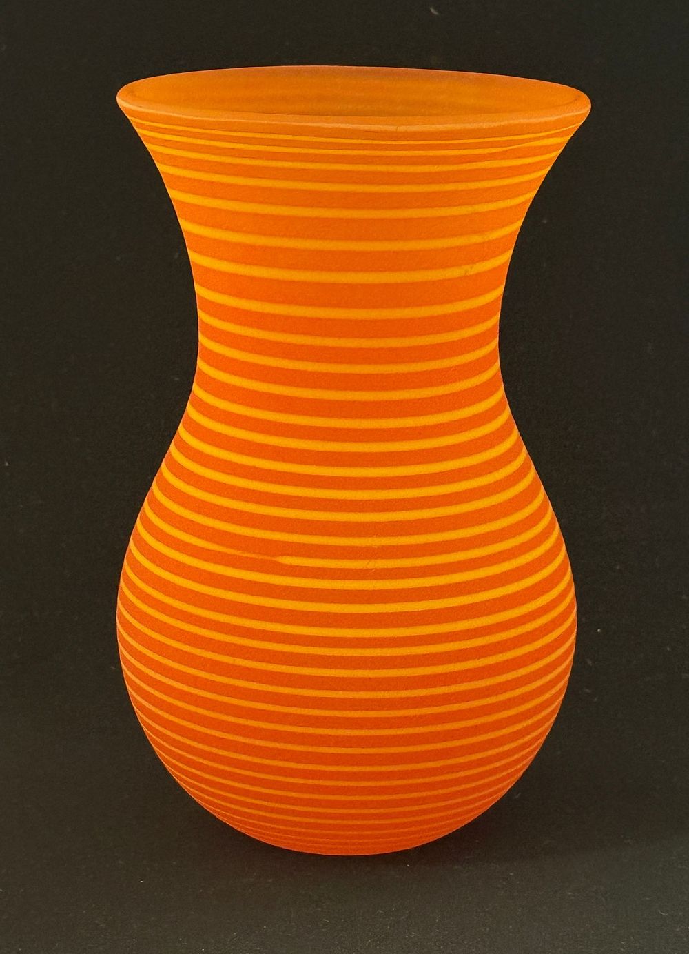 Lot 155: Kosta Boda Orange Vase