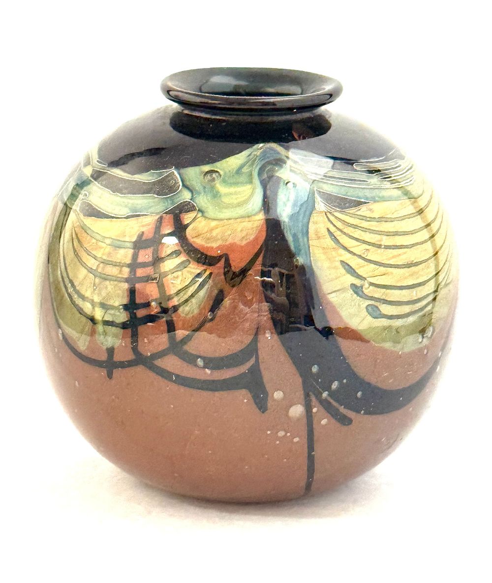 Lot 185: Binairz Ovoid Paperweight Vase