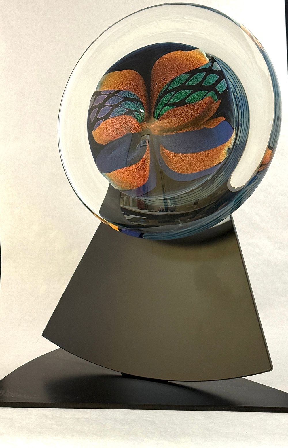 Lot 217: Rolin Karg Art Glass Sculpture