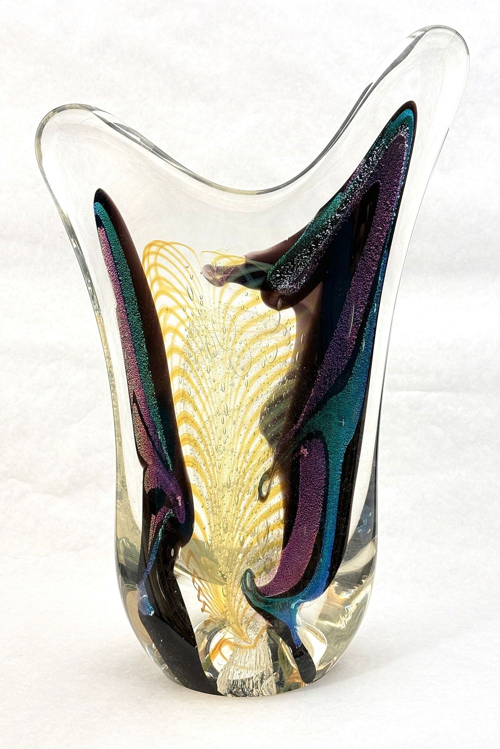 Lot 231: Rolin Karg Art Glass Sculpture