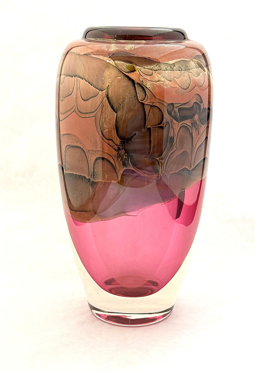 Lot 235: Brent Key Young glass vase