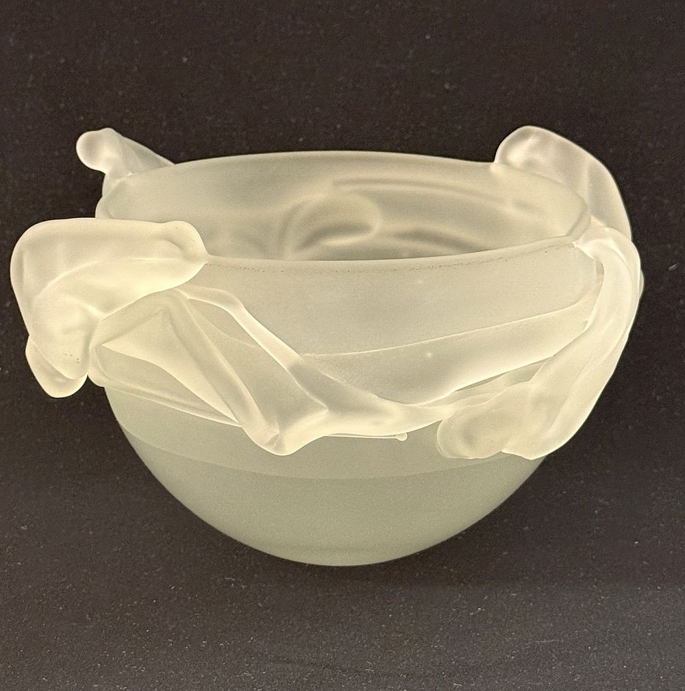 Lot 537: Rare Borowski applied glass vase